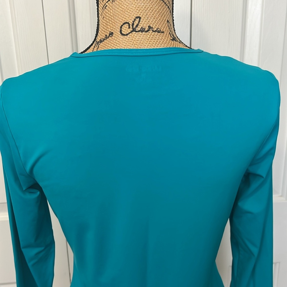 LL Bean Turquoise Rash Guard - Picture 7 of 10